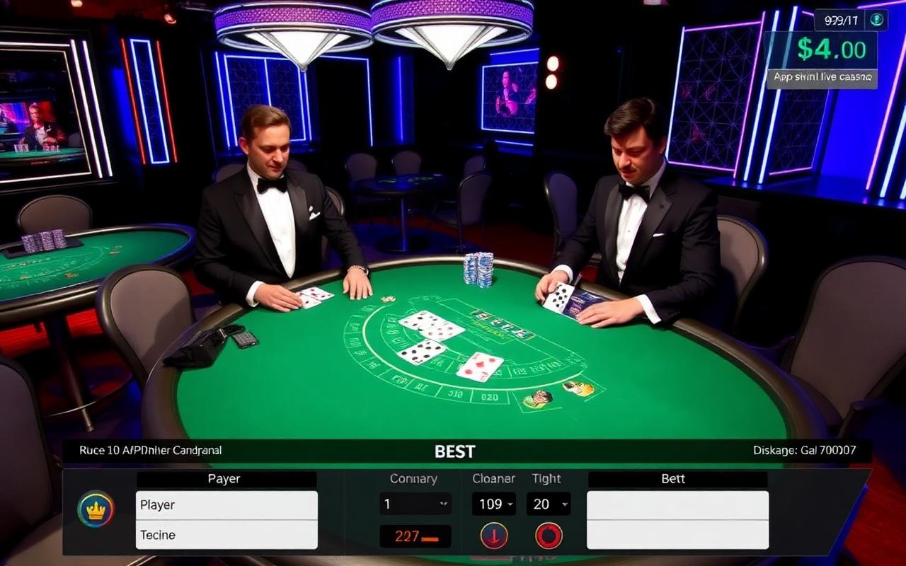 Tavolo live di blackjack con dealer - Sportaza