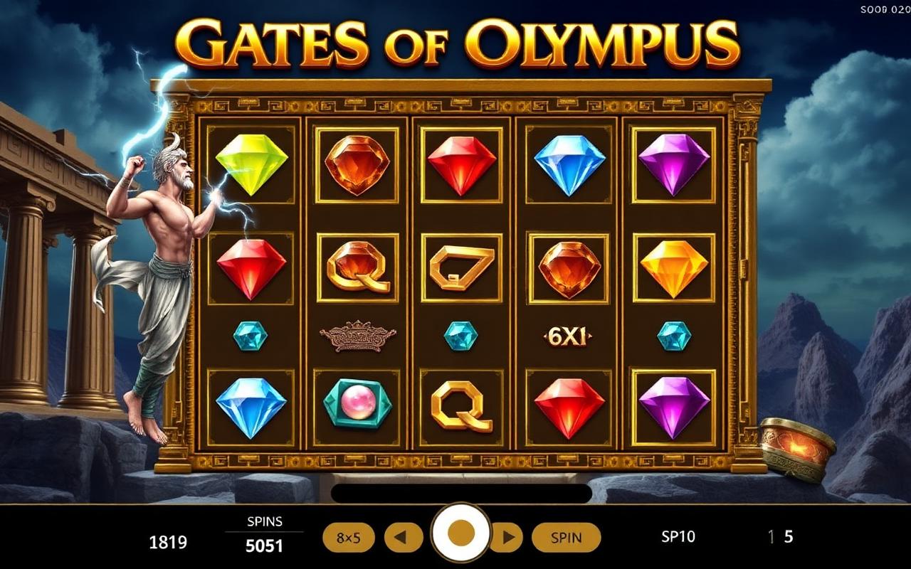 Slot mitologia greca stile Gates of Olympus - Boomerang Casino