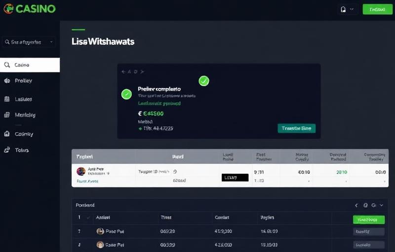 Prelievo riuscito da Casino Infinity di €800 tramite Bonifico SEPA - screenshot reale