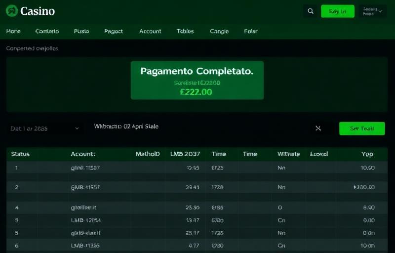 Prelievo riuscito da Lamabet di €200 tramite PostePay - screenshot reale
